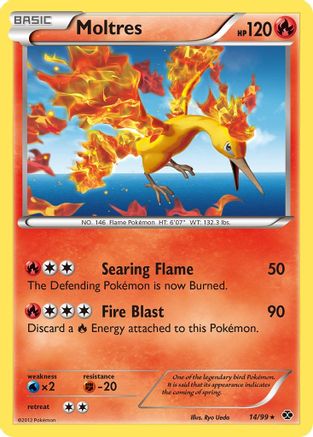 Moltres 014  - Holofoil Next Destinies - Holo Rare