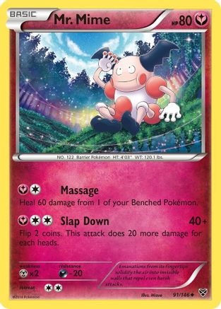 Mr. Mime 091  XY Base Set - Uncommon