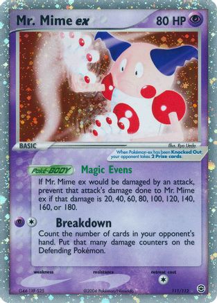 Mr. Mime ex - 111/112/112  - Holofoil FireRed & LeafGreen - Ultra Rare