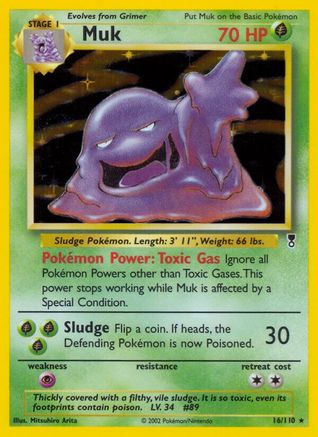 Muk  - Reverse Holofoil Legendary Collection - Holo Rare