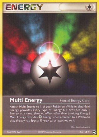 Multi Energy  - Reverse Holofoil Power Keepers - Rare