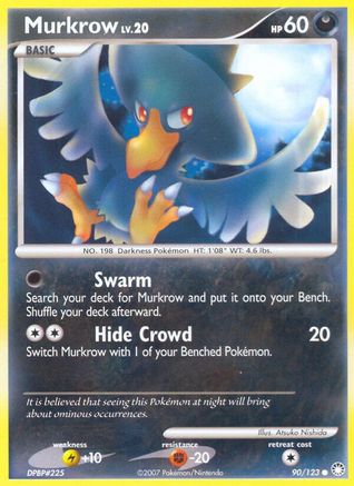 Murkrow 090  Mysterious Treasures - Common