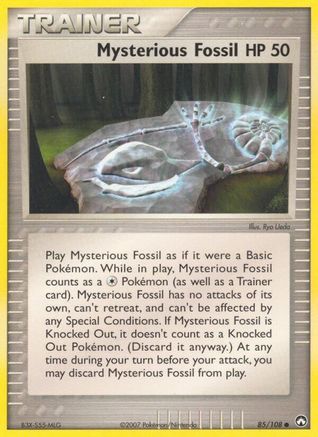 Mysterious Fossil  Power Keepers - Common