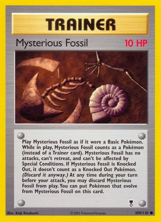 Mysterious Fossil/110  - Reverse Holofoil Legendary Collection - Common