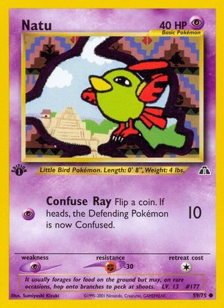 Natu 059  - 1st Edition Neo Discovery - Common