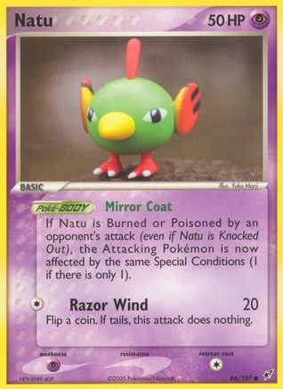 Natu 066  - Reverse Holofoil Deoxys - Common