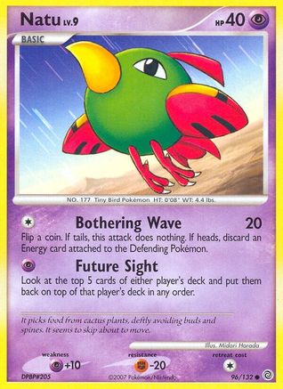 Natu 096  - Reverse Holofoil Secret Wonders - Common