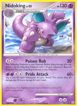 Nidoking  Secret Wonders - Rare