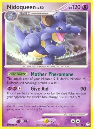 Nidoqueen  - Reverse Holofoil Mysterious Treasures - Rare