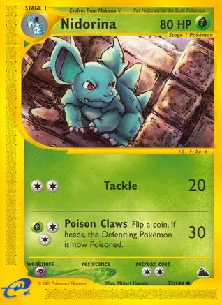 Nidorina  Skyridge - Common