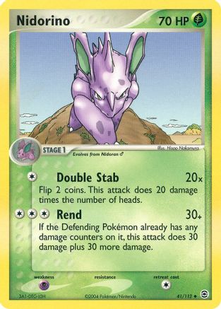 Nidorino  FireRed & LeafGreen - Uncommon