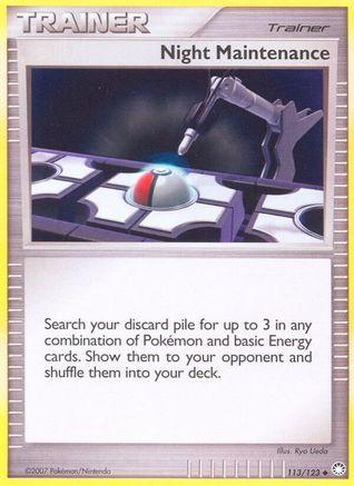 Night Maintenance 113/123  Mysterious Treasures - Uncommon