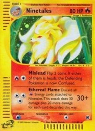 Ninetales (21)  - Reverse Holofoil Expedition - Holo Rare