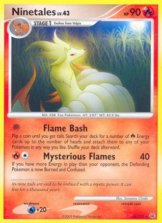 Ninetales  Platinum - Rare