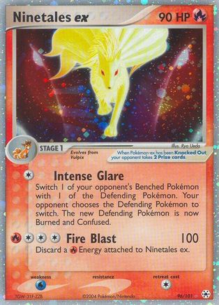 Ninetales ex  - Holofoil Hidden Legends - Ultra Rare