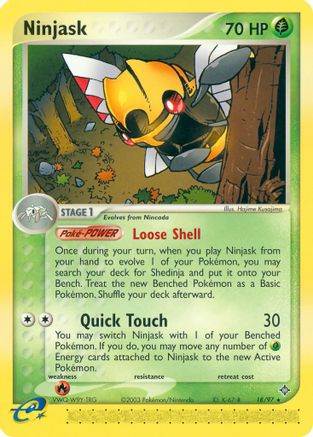 Ninjask 018/97  Dragon - Rare