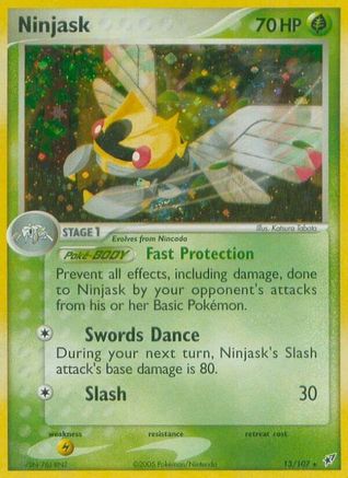 Ninjask  Deoxys - Holo Rare