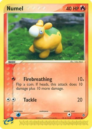 Numel 069/97  - Reverse Holofoil Dragon - Common