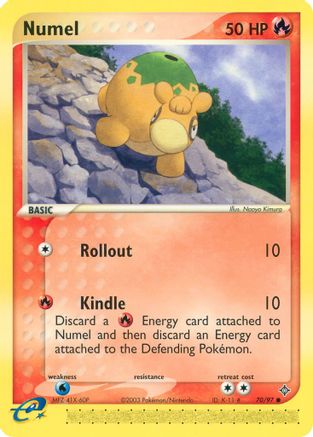 Numel 070  - Reverse Holofoil Dragon - Common