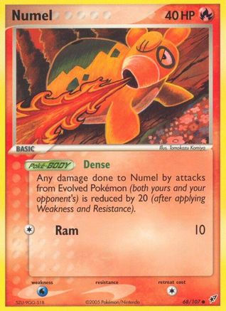 Numel 068  - Reverse Holofoil Deoxys - Common