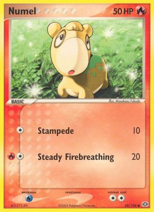 Numel 058/106  Emerald - Common