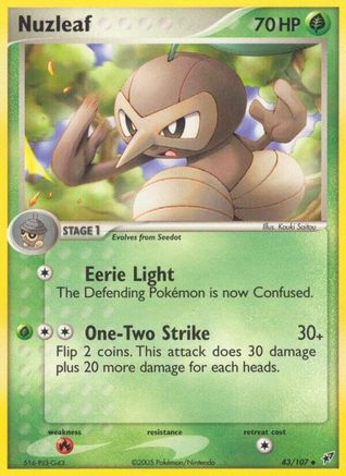 Nuzleaf  Deoxys - Uncommon