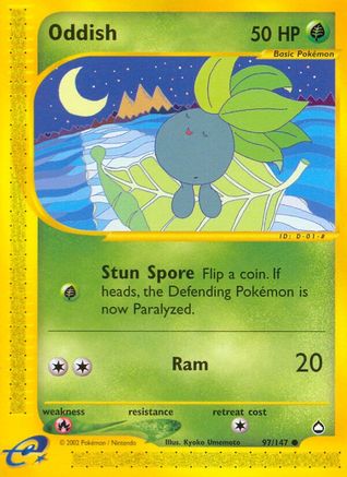 Oddish  Aquapolis - Common