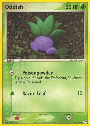 Oddish 068  Hidden Legends - Common