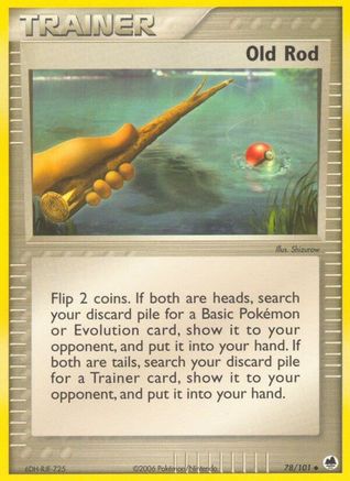 Old Rod  Dragon Frontiers - Uncommon