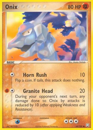 Onix 069  - Reverse Holofoil Team Rocket Returns - Common