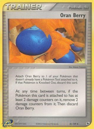 Oran Berry  Ruby and Sapphire - Uncommon