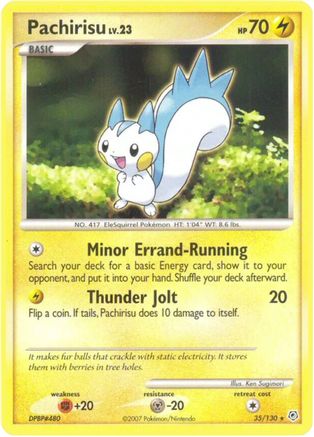 Pachirisu  Diamond and Pearl - Rare