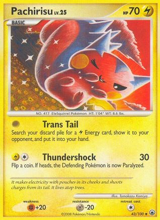 Pachirisu 043/100  Majestic Dawn - Uncommon
