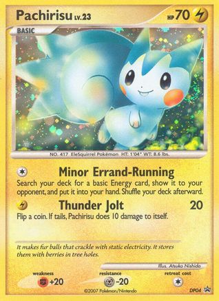 Pachirisu - DP04  - Holofoil Diamond and Pearl Promos - Promo
