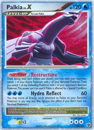 Palkia LV.X  - Holofoil Great Encounters - Ultra Rare