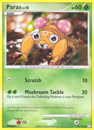 Paras  Mysterious Treasures - Common