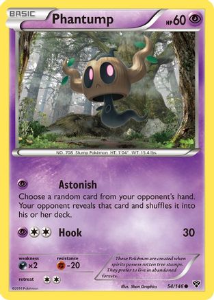 Phantump (54/146) [XY Base Set] Normal - Common