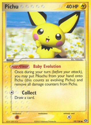 Pichu (59/106) [Emerald] Normal - Common