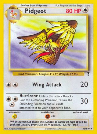 Pidgeot (33/110) [Legendary Collection] Normal - Rare