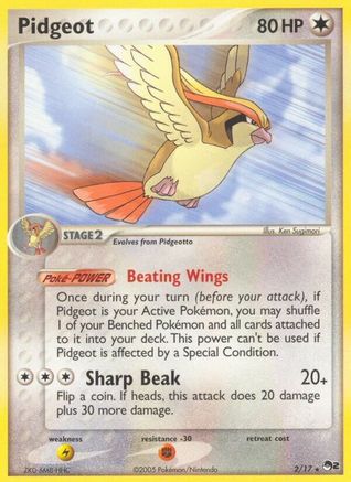 Pidgeot (002/17) [POP Series 2] Normal - Rare