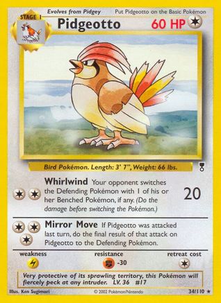 Pidgeotto (34/110) [Legendary Collection] Normal - Rare