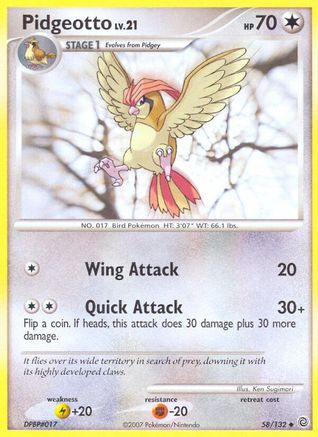 Pidgeotto (58/132) [Secret Wonders] Normal - Uncommon