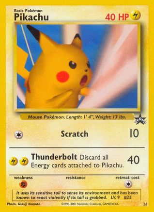 Pikachu (SNAP Promo) (026/53) [WoTC Promo] Normal - Promo