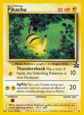 Pikachu (027/53) [WoTC Promo] Normal - Promo