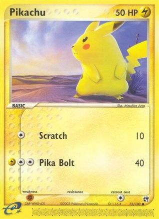 Pikachu (072/100) [Sandstorm] Normal - Common