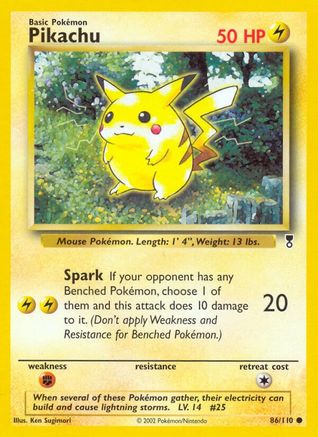 Pikachu (086/110) [Legendary Collection] Normal - Common