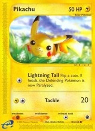 Pikachu (124/165) [Expedition] Normal - Common