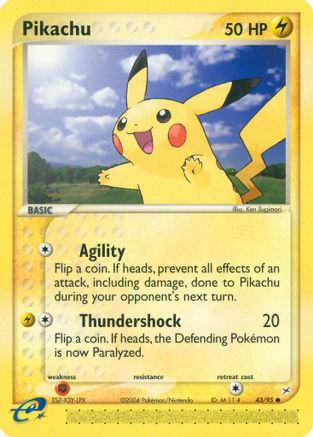 Pikachu (043/95) [Team Magma vs Team Aqua] Normal - Common