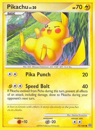 Pikachu (070/100) [Stormfront] Normal - Common