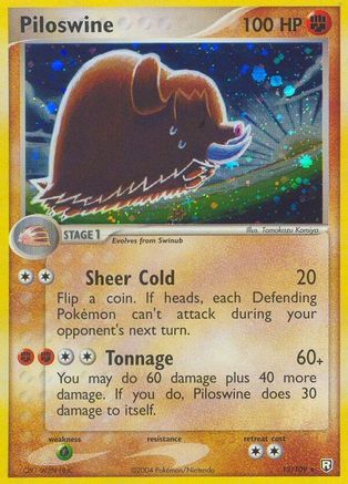 Piloswine (013/109) [Team Rocket Returns] Holofoil - Holo Rare